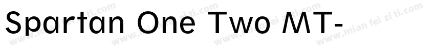 Spartan One Two MT字体转换